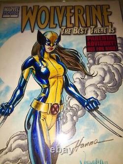 Wolverine #1 Blank Cover 9.8 SS OA CBCS ORIGINAL ART X23 HANNA & JOSE VARESE