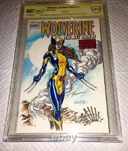 Wolverine #1 Blank Cover 9.8 SS OA CBCS ORIGINAL ART X23 HANNA & JOSE VARESE