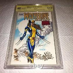 Wolverine #1 Blank Cover 9.8 SS OA CBCS ORIGINAL ART X23 HANNA & JOSE VARESE