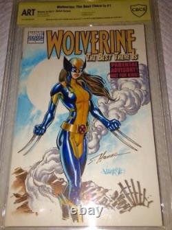 Wolverine #1 Blank Cover 9.8 SS OA CBCS ORIGINAL ART X23 HANNA & JOSE VARESE