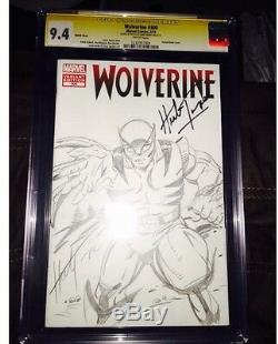 Wolverine 1 Cgc 9.4 Ss Hulk 181 Original Art Herb Trimpe Hand Sketch