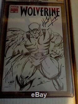 Wolverine 1 Cgc 9.4 Ss Hulk 181 Original Art Herb Trimpe Hand Sketch