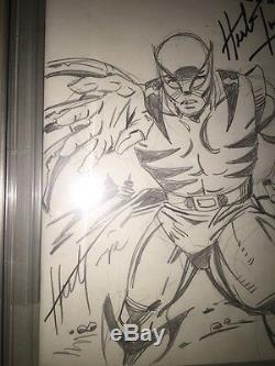 Wolverine 1 Cgc 9.4 Ss Hulk 181 Original Art Herb Trimpe Hand Sketch