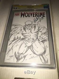 Wolverine 1 Cgc 9.4 Ss Hulk 181 Original Art Herb Trimpe Hand Sketch