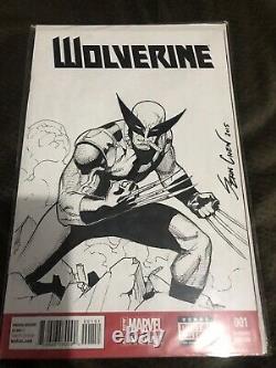 Wolverine Original Art Blank Cover