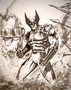 Wolverine Original Art By Eric Magallon Deceased Artist 11x14