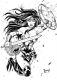 Wonder Woman (12x17) Original Art Drawing Pinup Page Commission Sketch Dc Comics