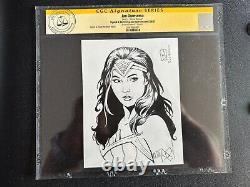 Wonder Woman Sketch by Jan Duuresma CGC Certified Original Art