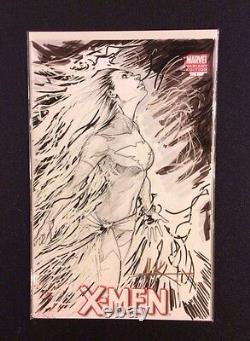 X-MEN #1 Comic Book Marvel Comics ORIGINAL ARTWORK PHOENIX Cover ALEX KONAT WOW