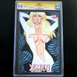 X-Men 1 2010 CGC SS 9.8 ORIGINAL SKETCH SCOTT BLAIR Comic Art Cloak Dagger