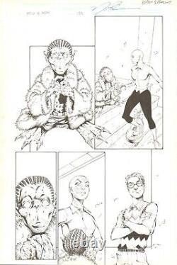 X-Men #134 p. 17 Original Comic Art 1st App of Quentin Quire Grant Morrison