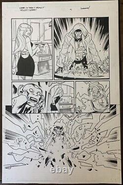 X-Men Serve And Protect Gambit And Hellcat PAGE 5 Original Art BY STUART IMMONEN