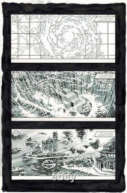 X-men #31 Ultimate Comics Original Marvel Comic Art Page 1 First Pg Splashy